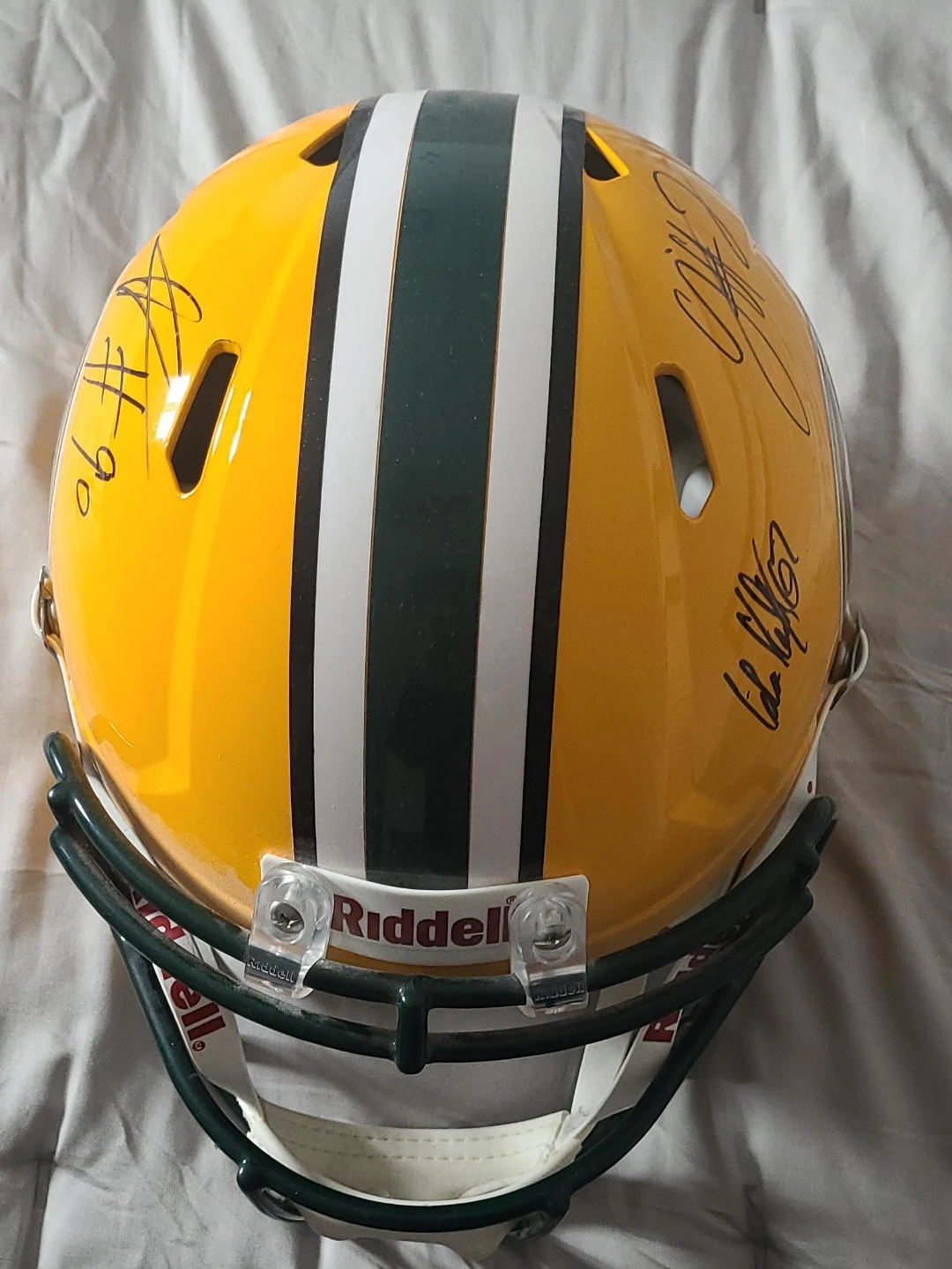 Riddell Edmonton Eskimos Autographed Football Helmet