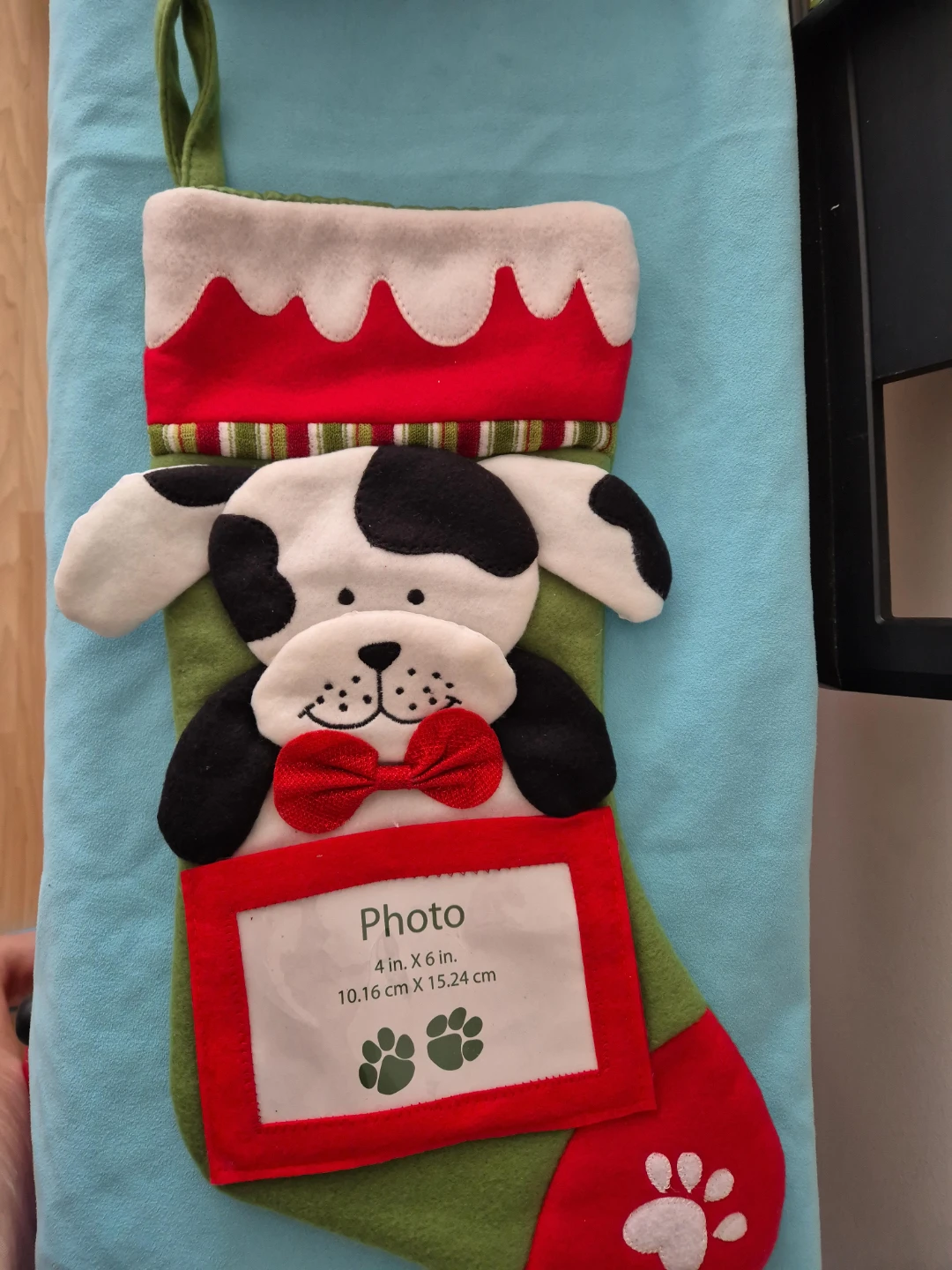 Christmas Stocking with Photo Frame