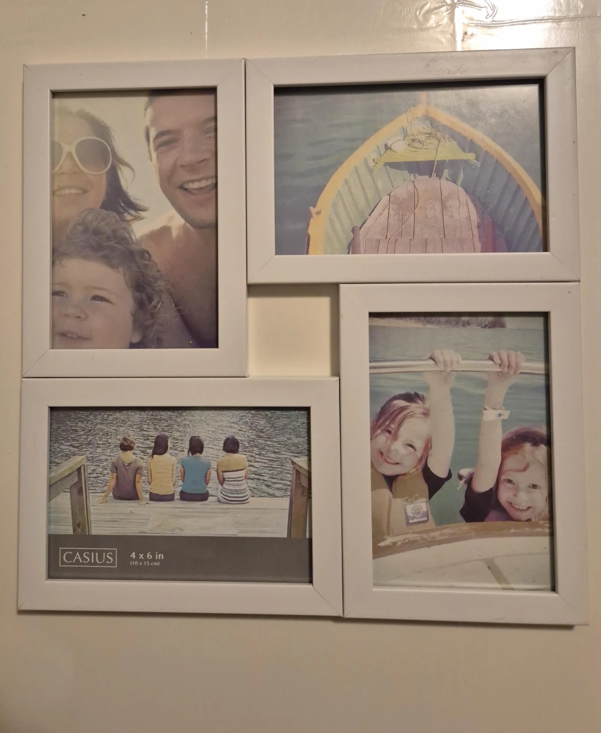 White Collage Photo Frame