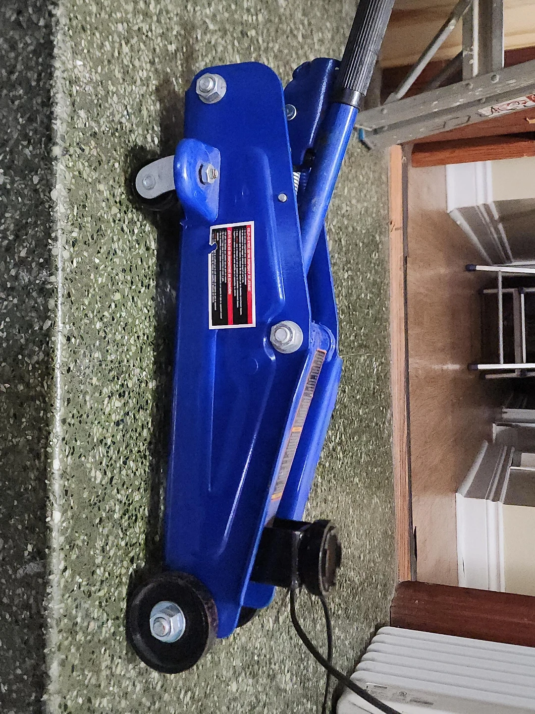 Blue Hydraulic Floor Jack