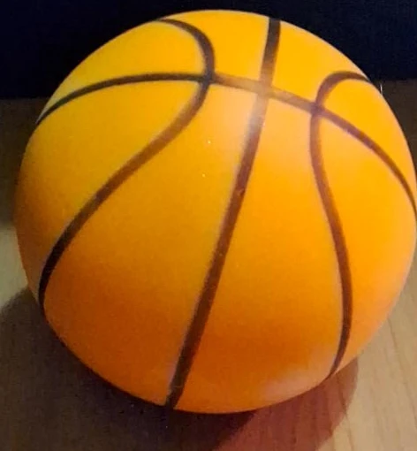 Orange Basketball Stress Ball