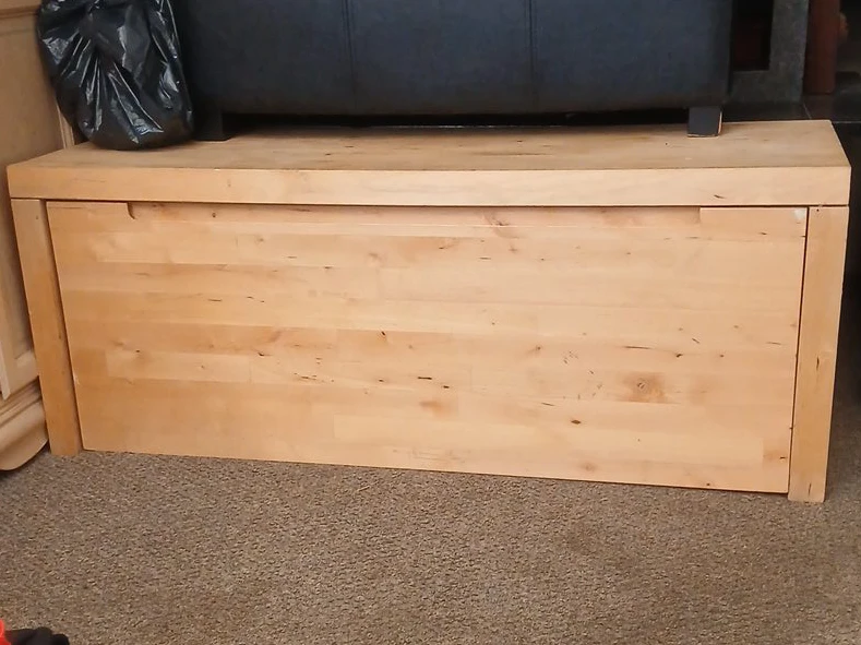 Wooden Storage Bench