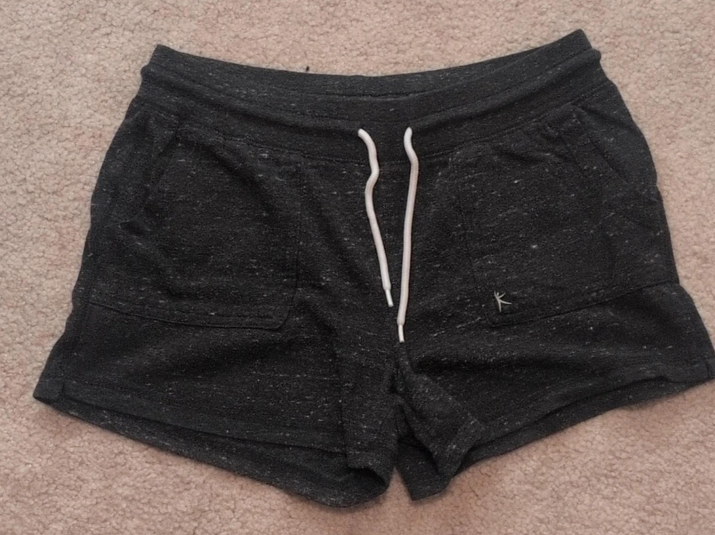Danskin Women's Lounge Shorts - Black Speckled