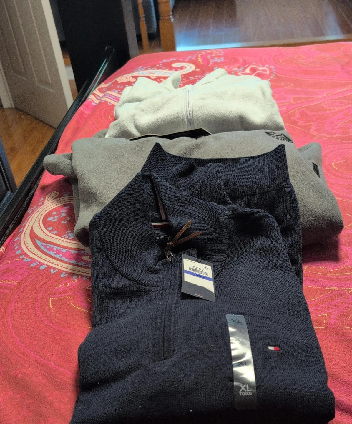 Tommy Hilfiger 1/4 Zip Sweater $ 15 each