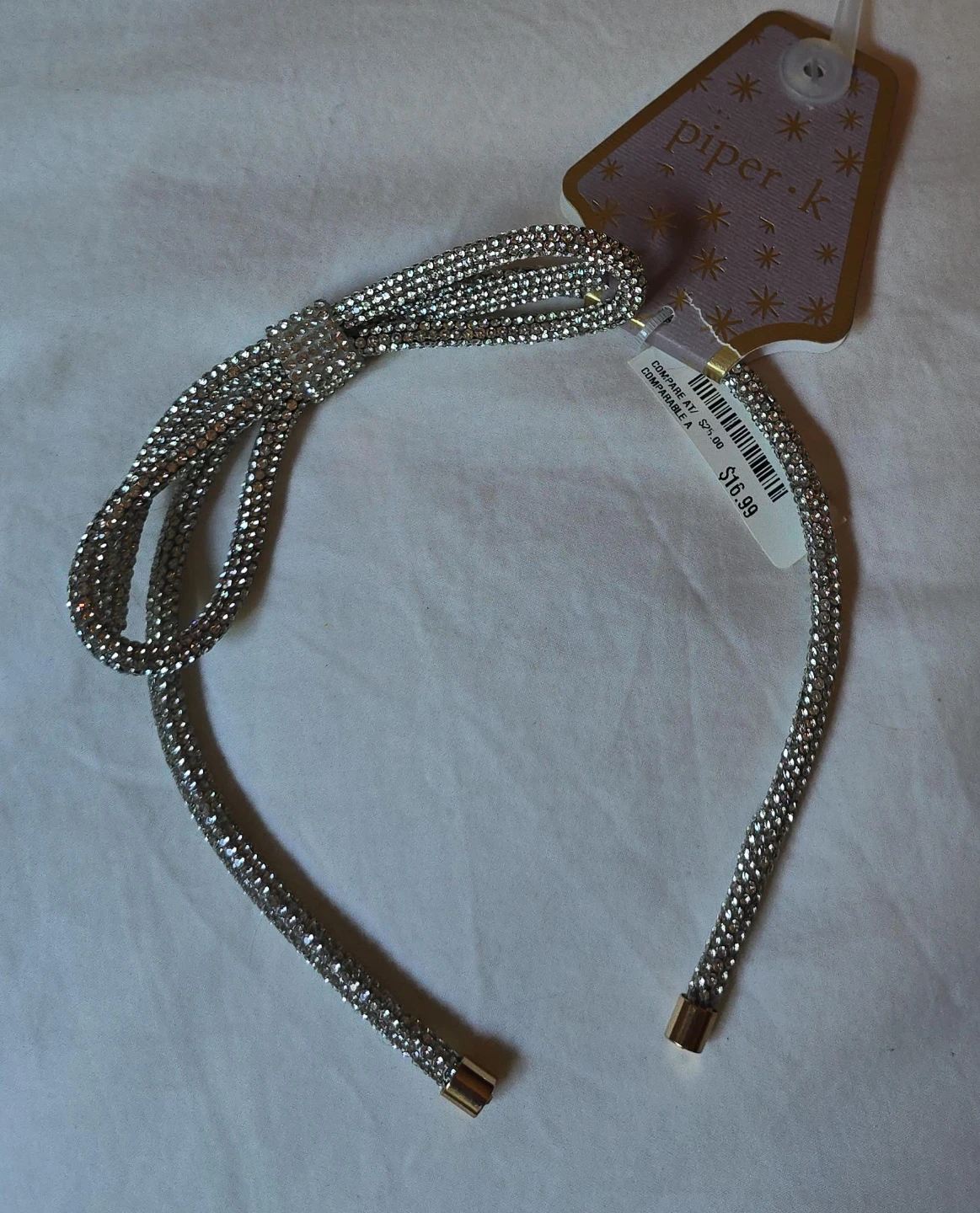 ⚽ NEW!! Rhinestone Bow Headband - photo 2