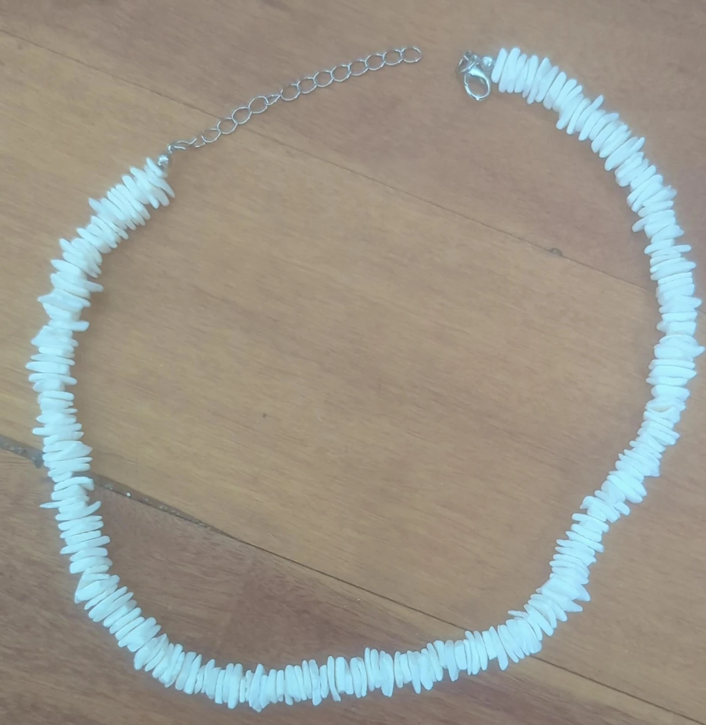 Puka White Shell Necklace