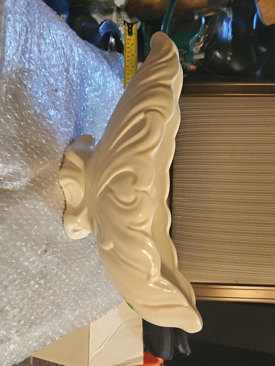 Cream Ceramic Decorative Bowl