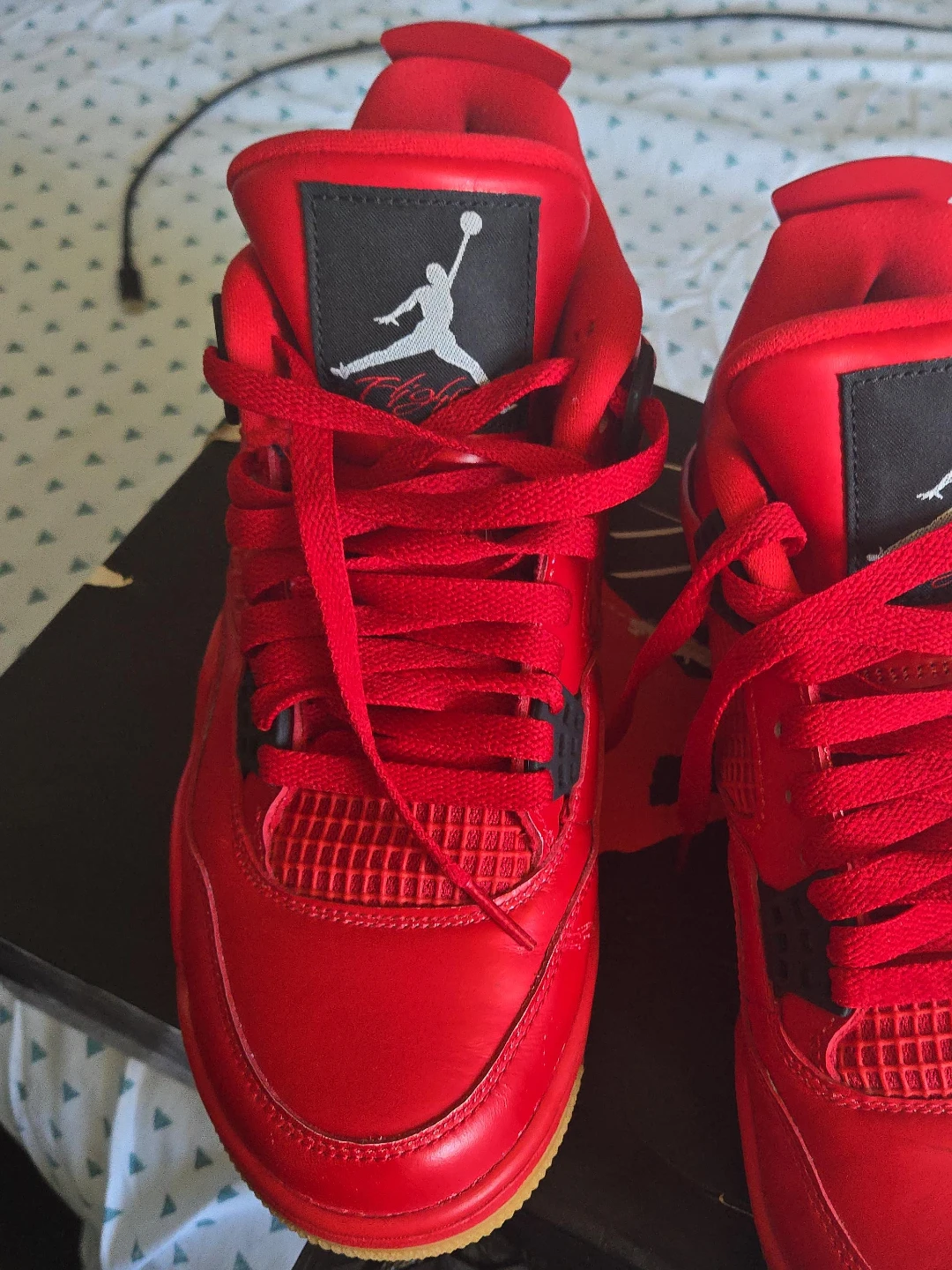 Air Jordan 4 Red Sneakers