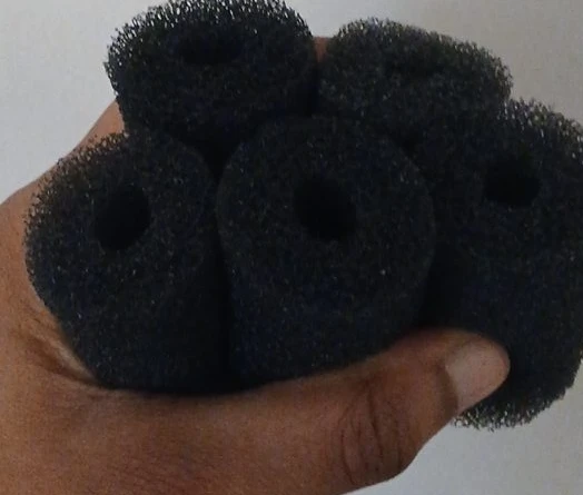 5 Black Foam Filter Sponges (nano/slim)