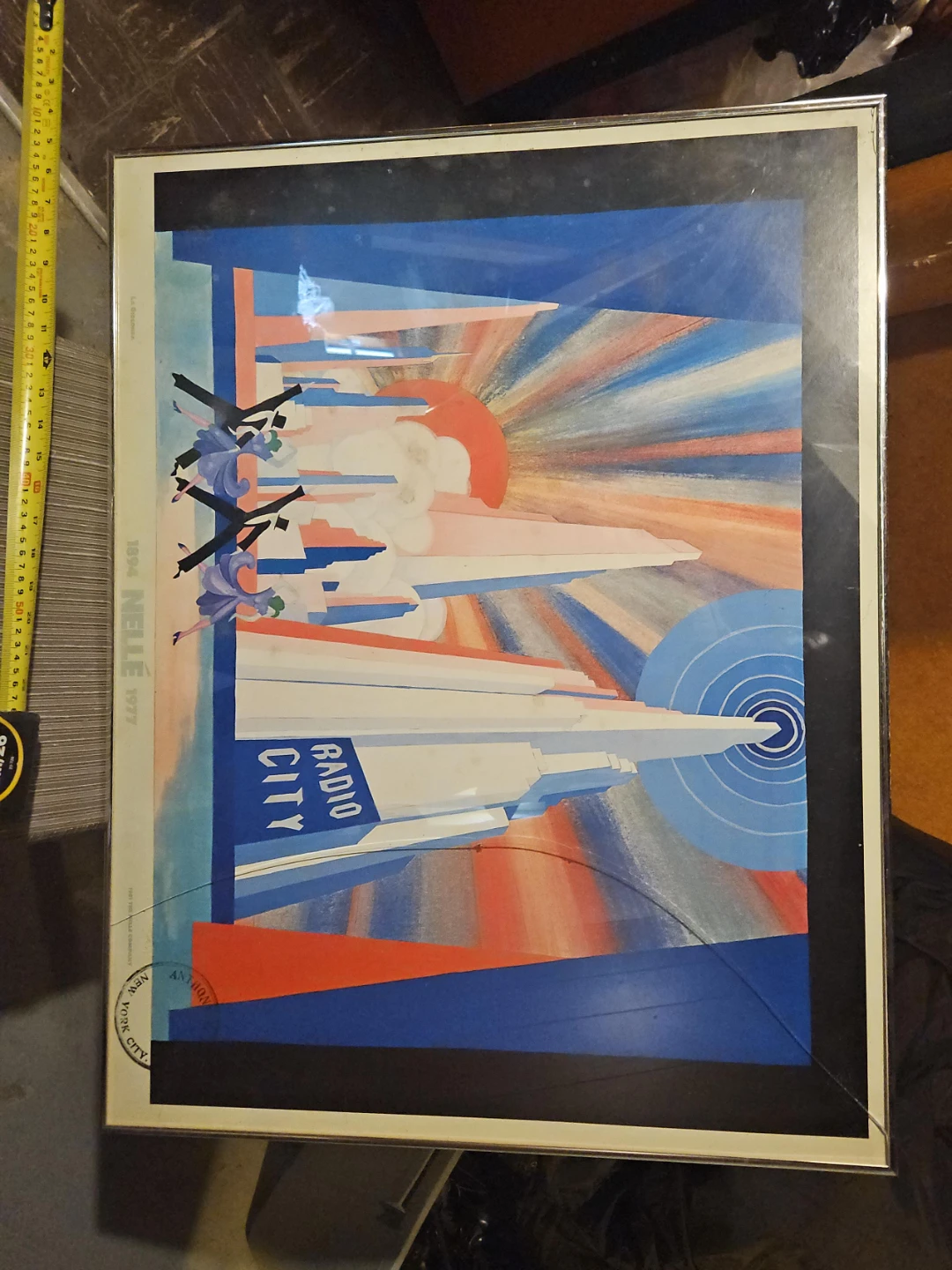 Radio City Poster by Nelle 1977