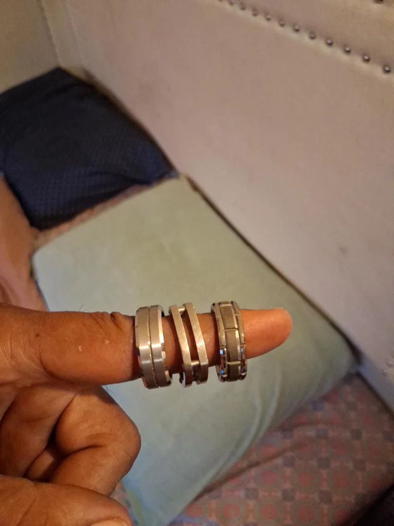Set of 3 Men's Fashion Rings
