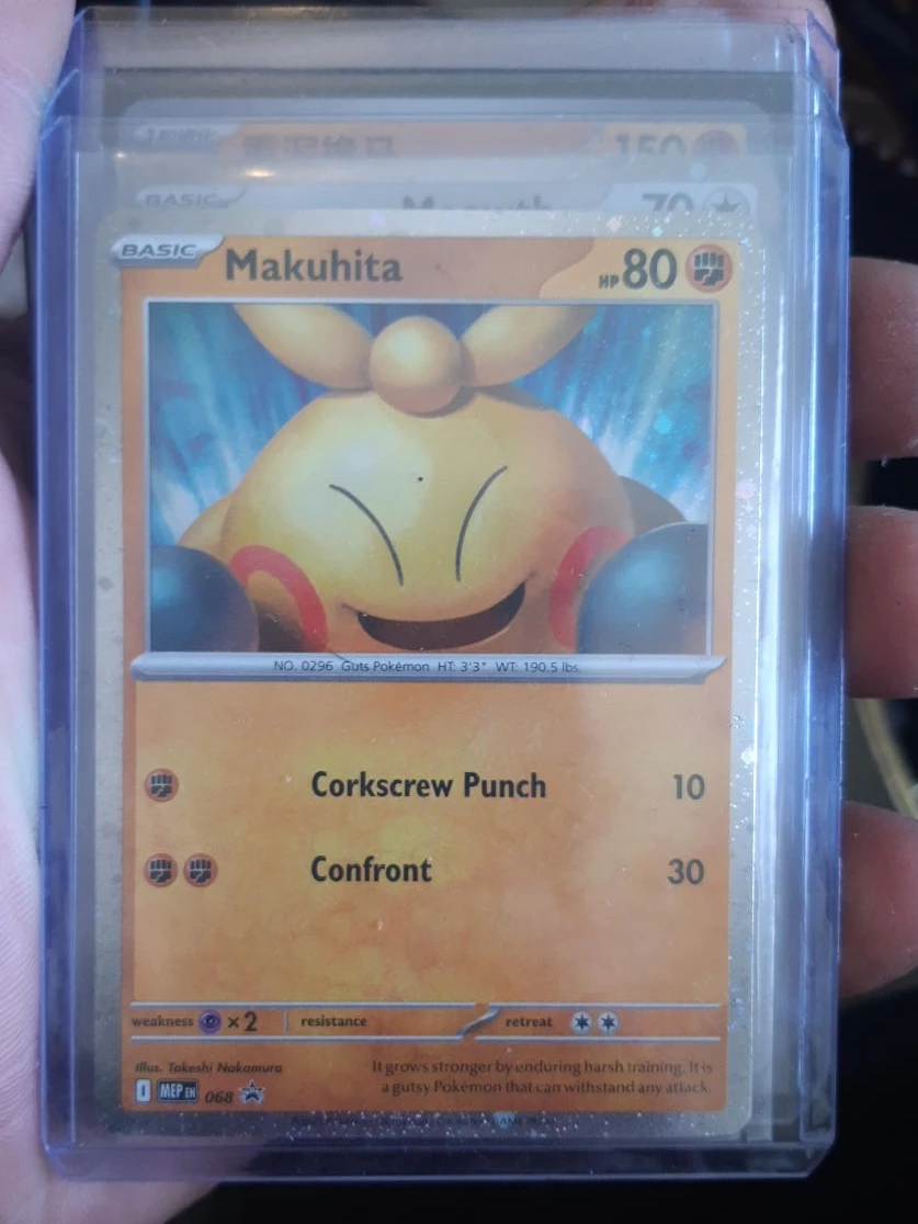 Pokemon Makuhita Card