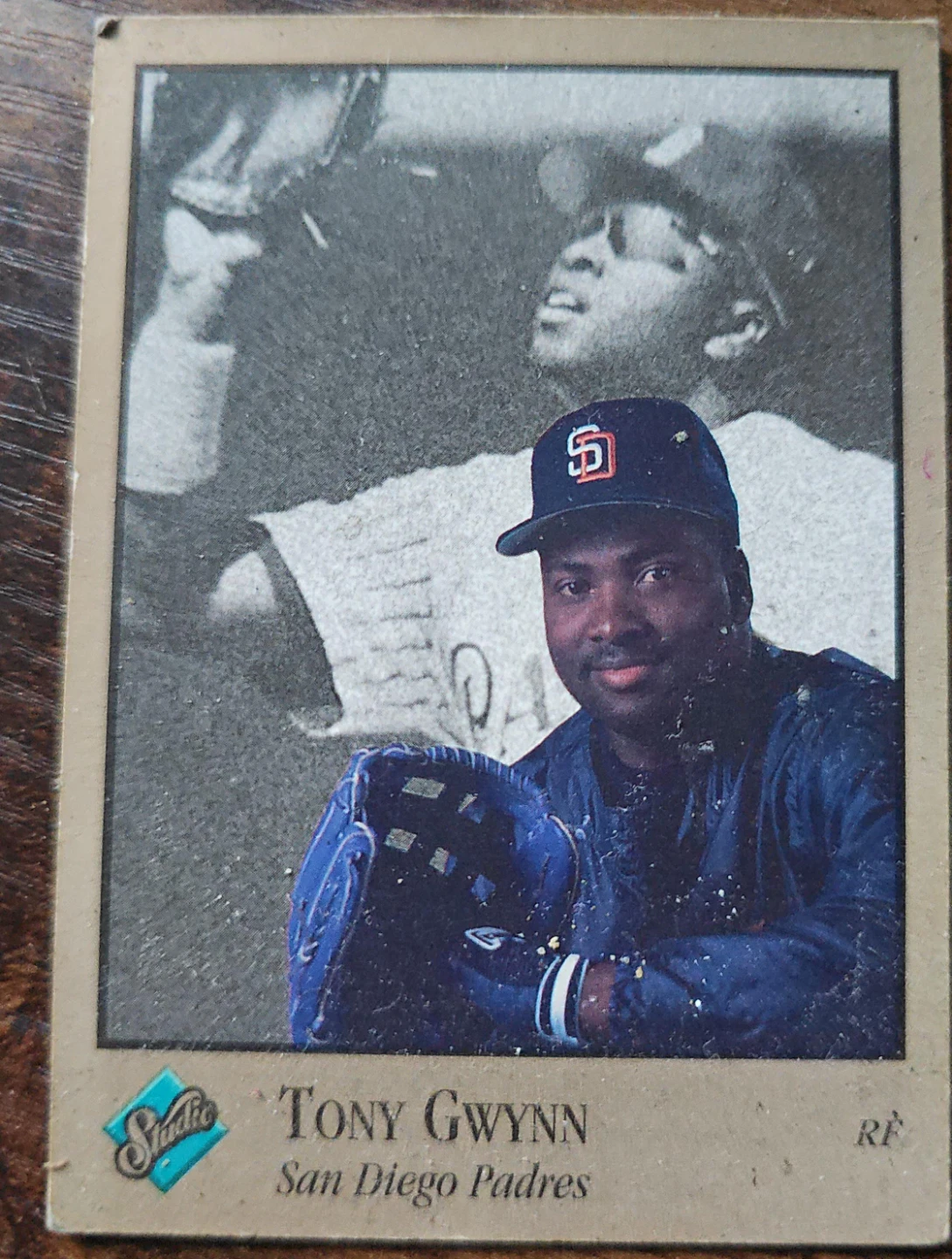 1990 Studio Tony Gwynn San Diego Padres Baseball Card