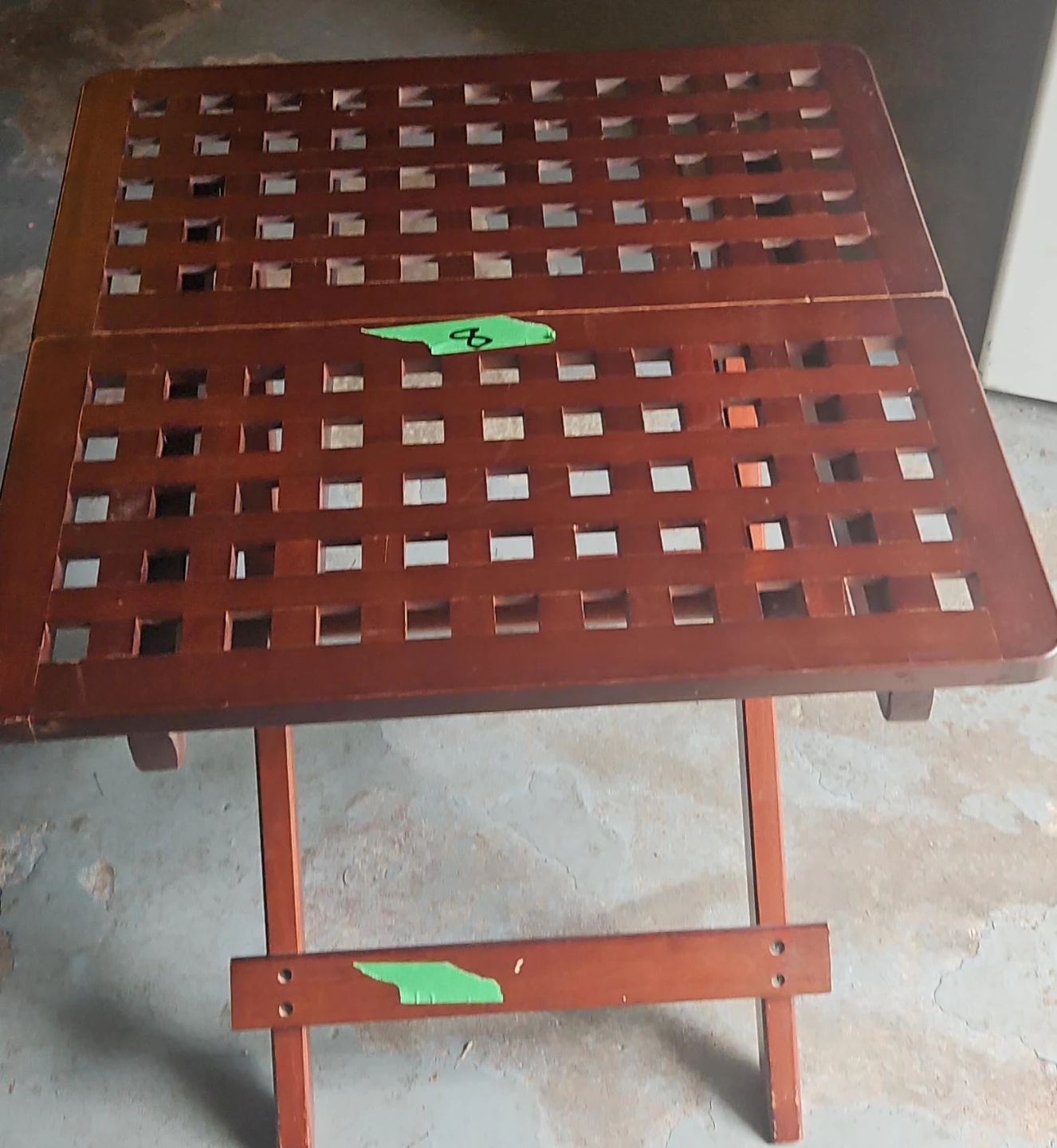 Wooden Folding Side Table