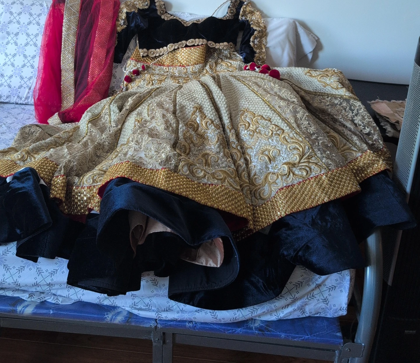 Embroidered Lehenga Choli with Dupatta
