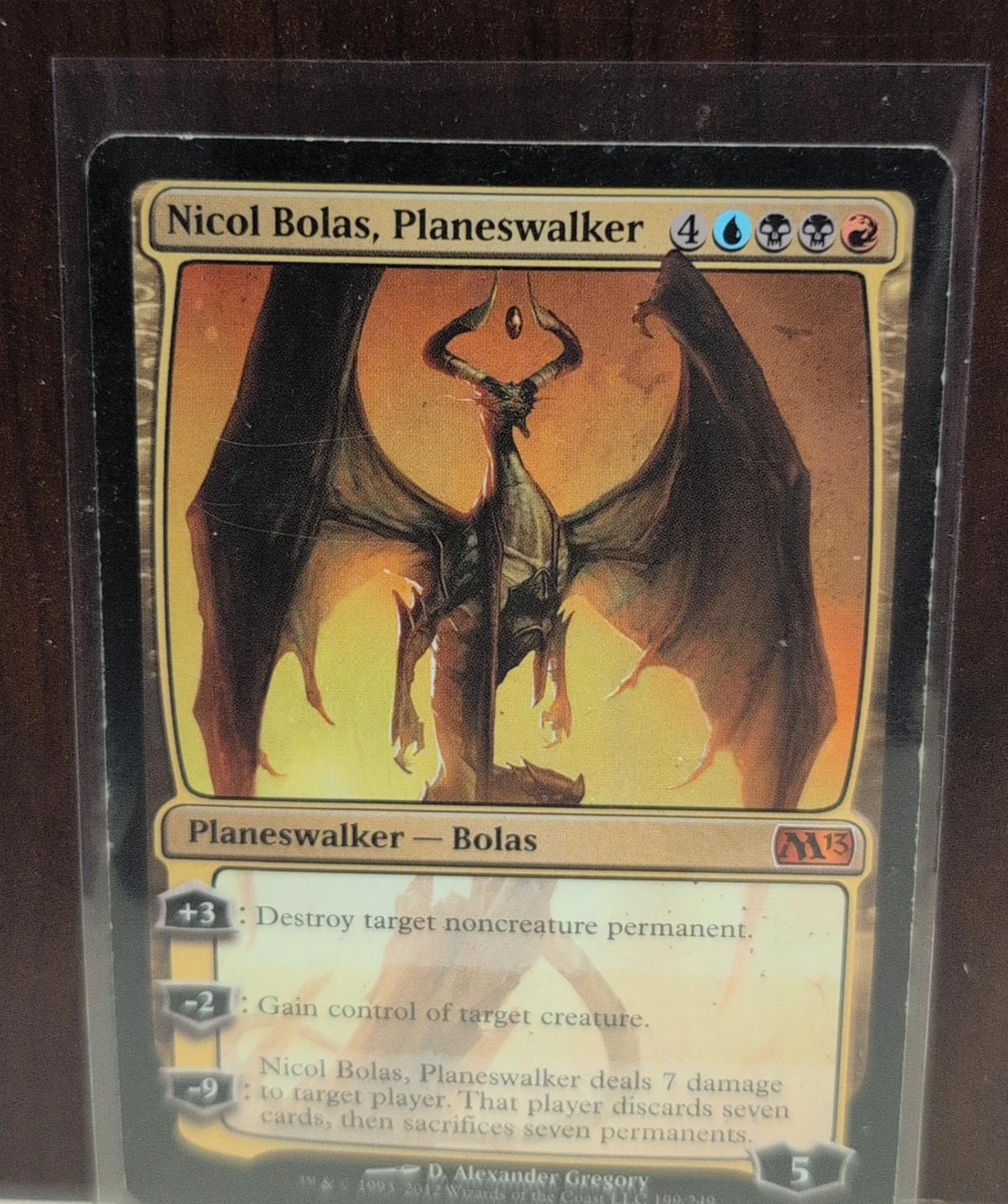 Magic: The Gathering Nicol Bolas, Planeswalker Card