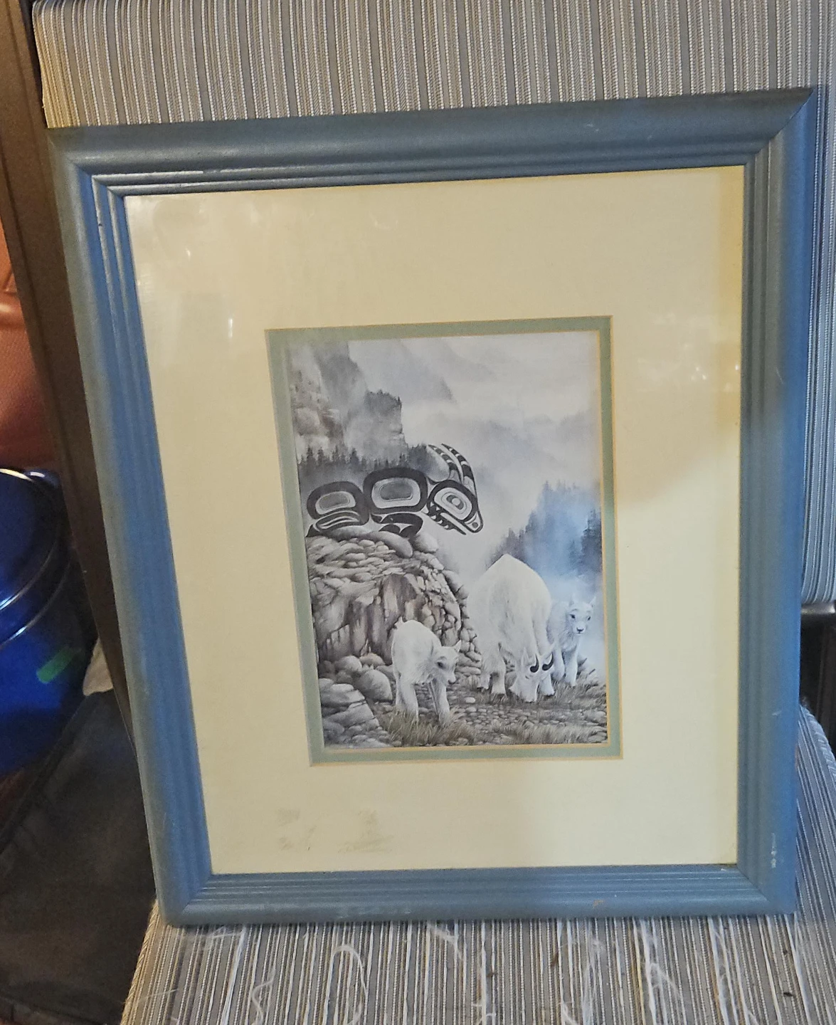 Sue Coleman "The Mountain Goat" Framed Print