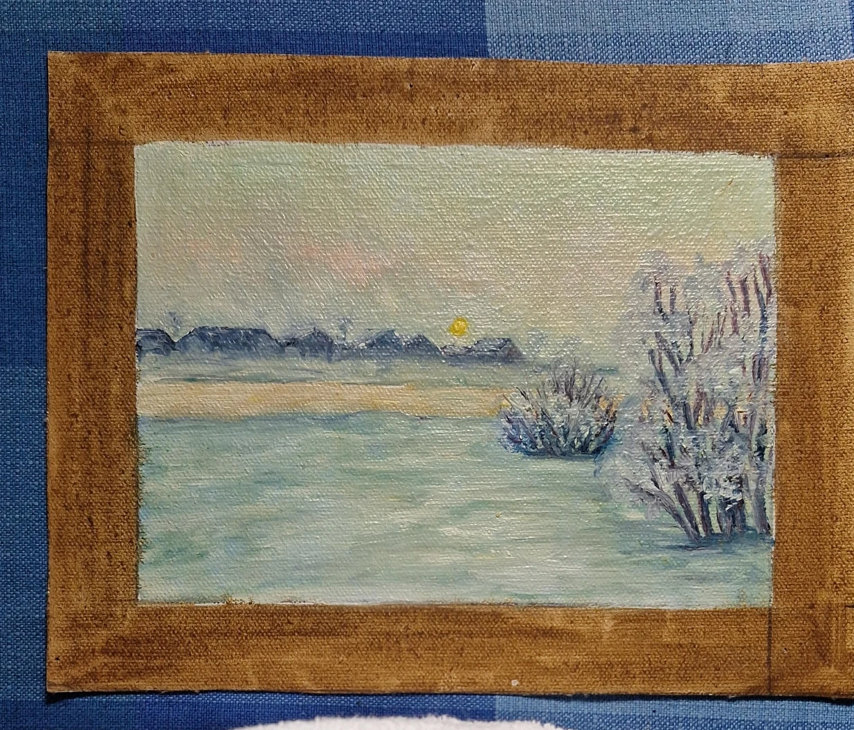 Small Oil Painting - Winter Landscape