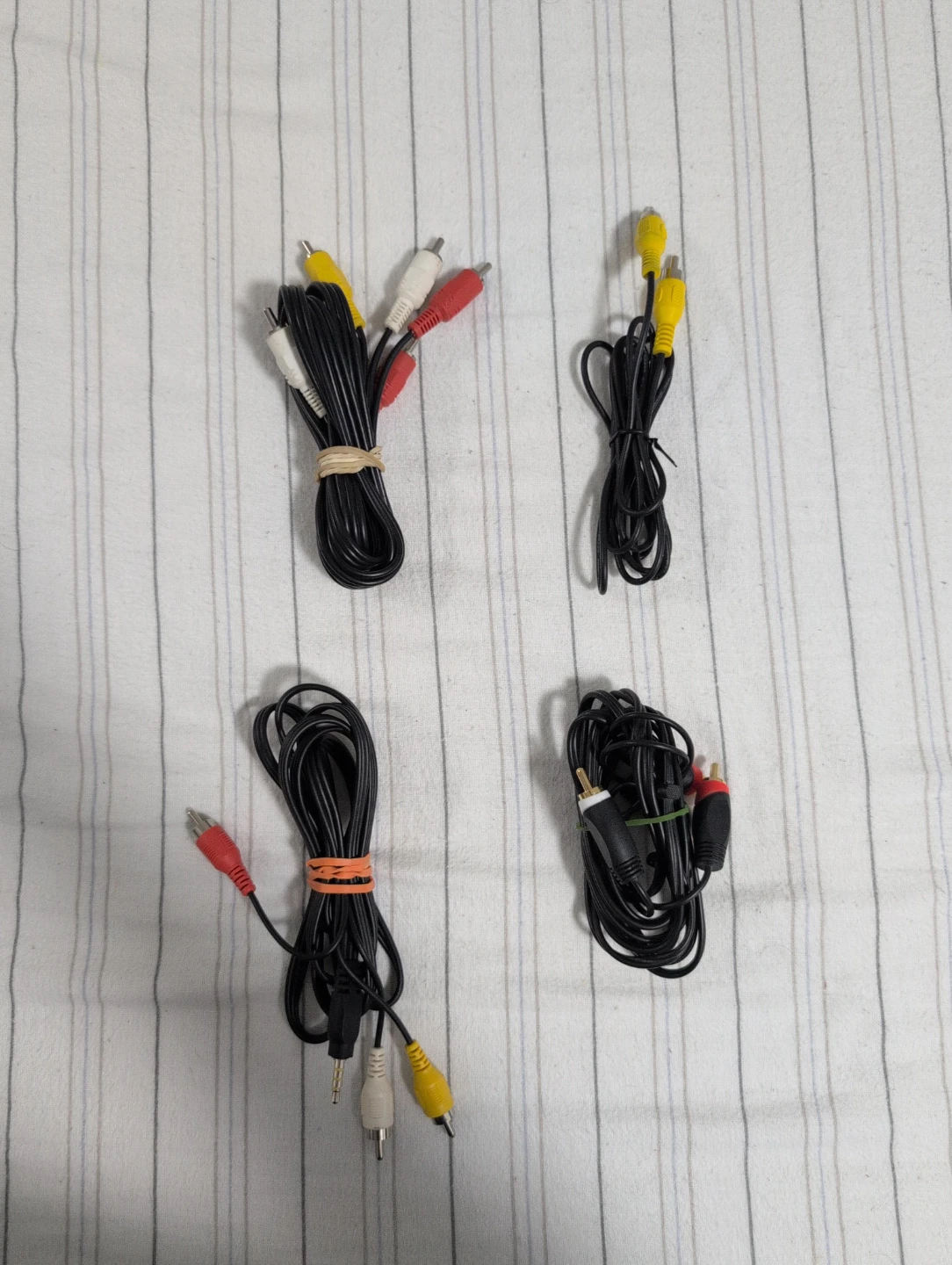 Assorted RCA/ Audio Jack Cables