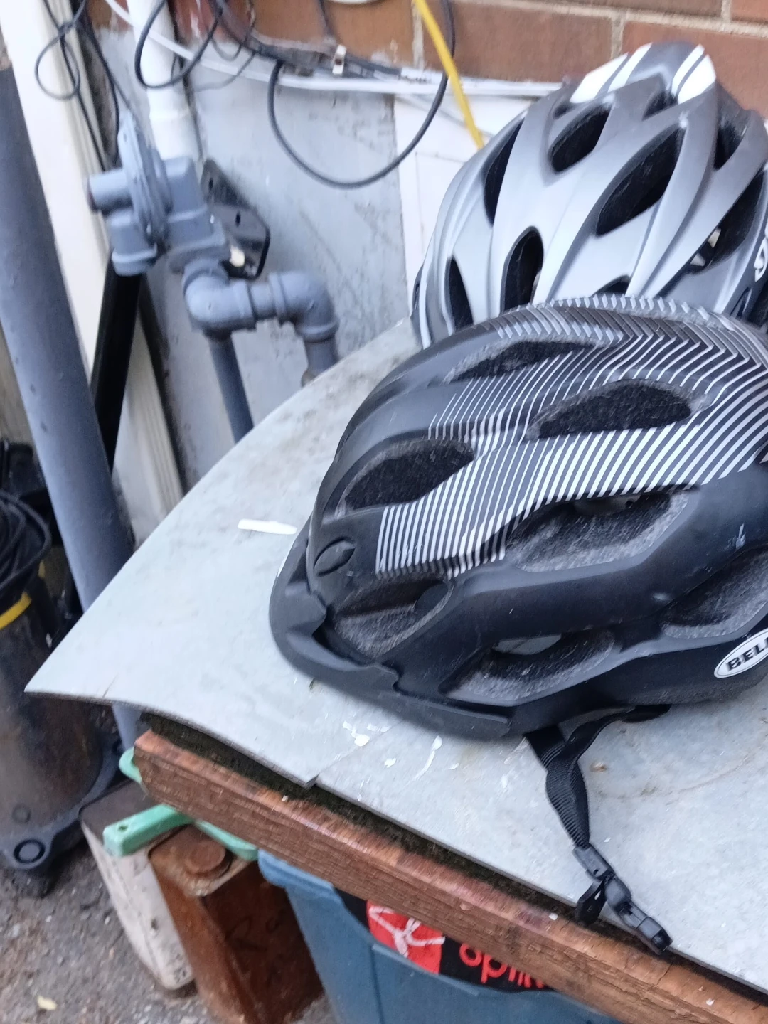 Bell Bicycle Helmets (2) - Black & Silver