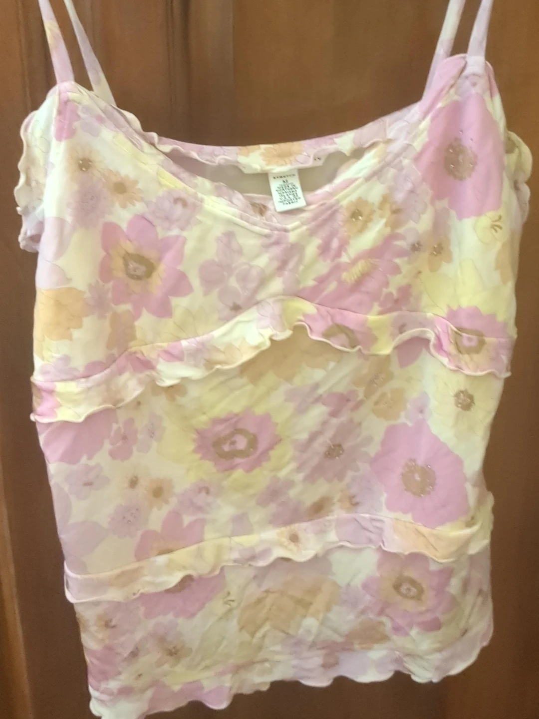 Banana Republic Floral Ruffle Camisole