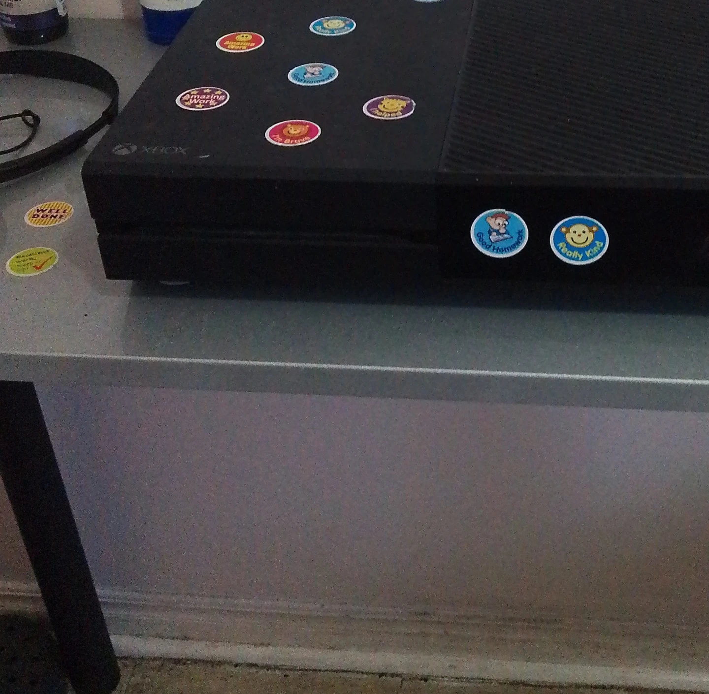Xbox Console with Reward Stickers