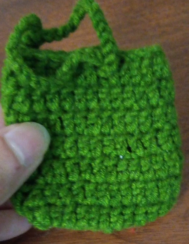 Crocheted Mini Handbag Charm