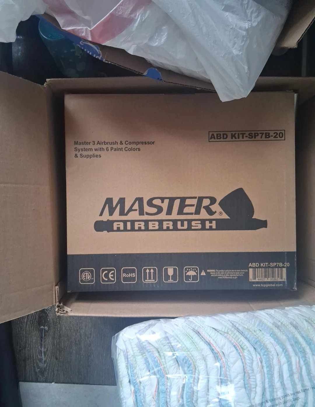 Master Airbrush 3 Airbrush & Compressor System