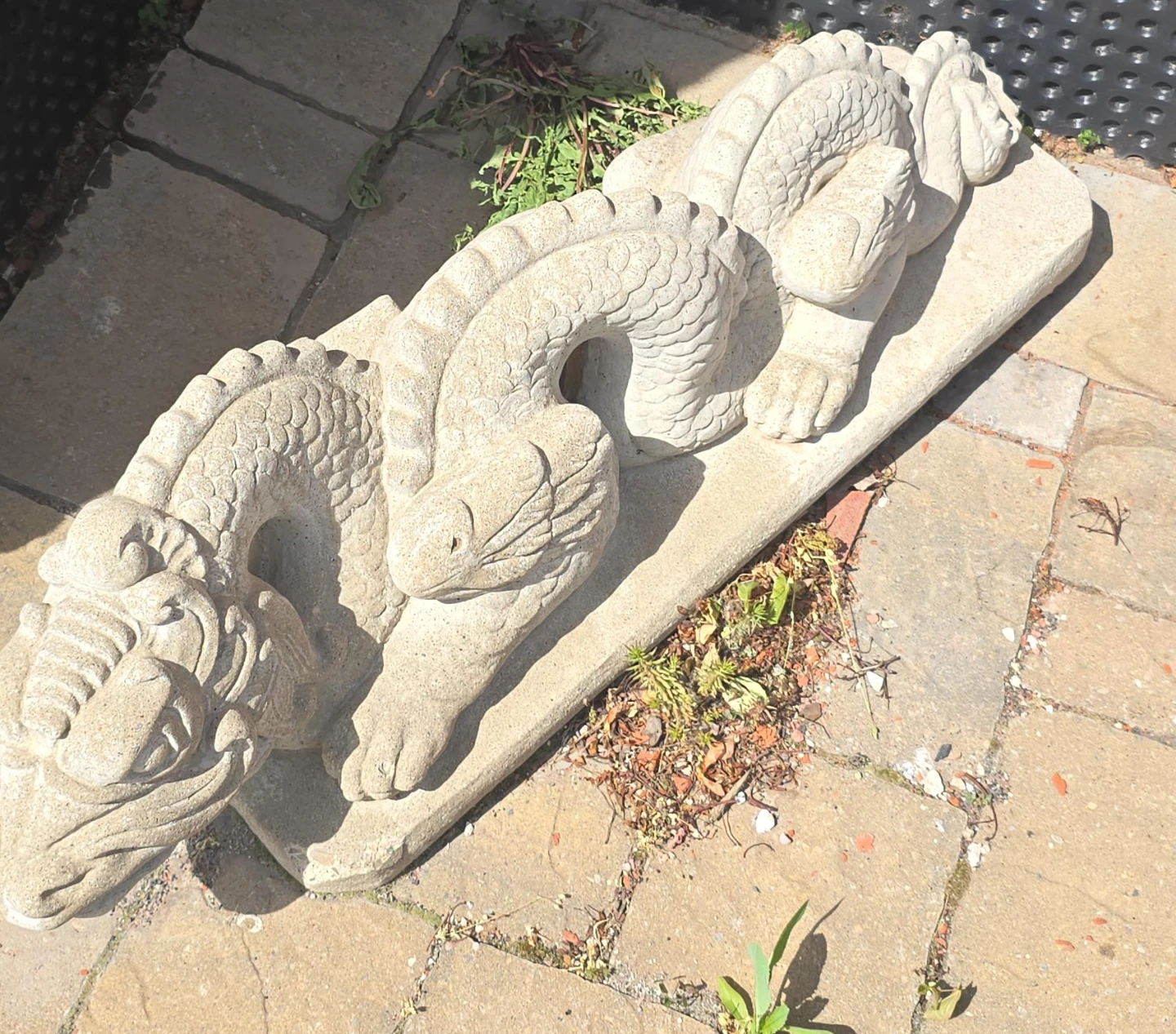 Stone Dragon Garden Ornament