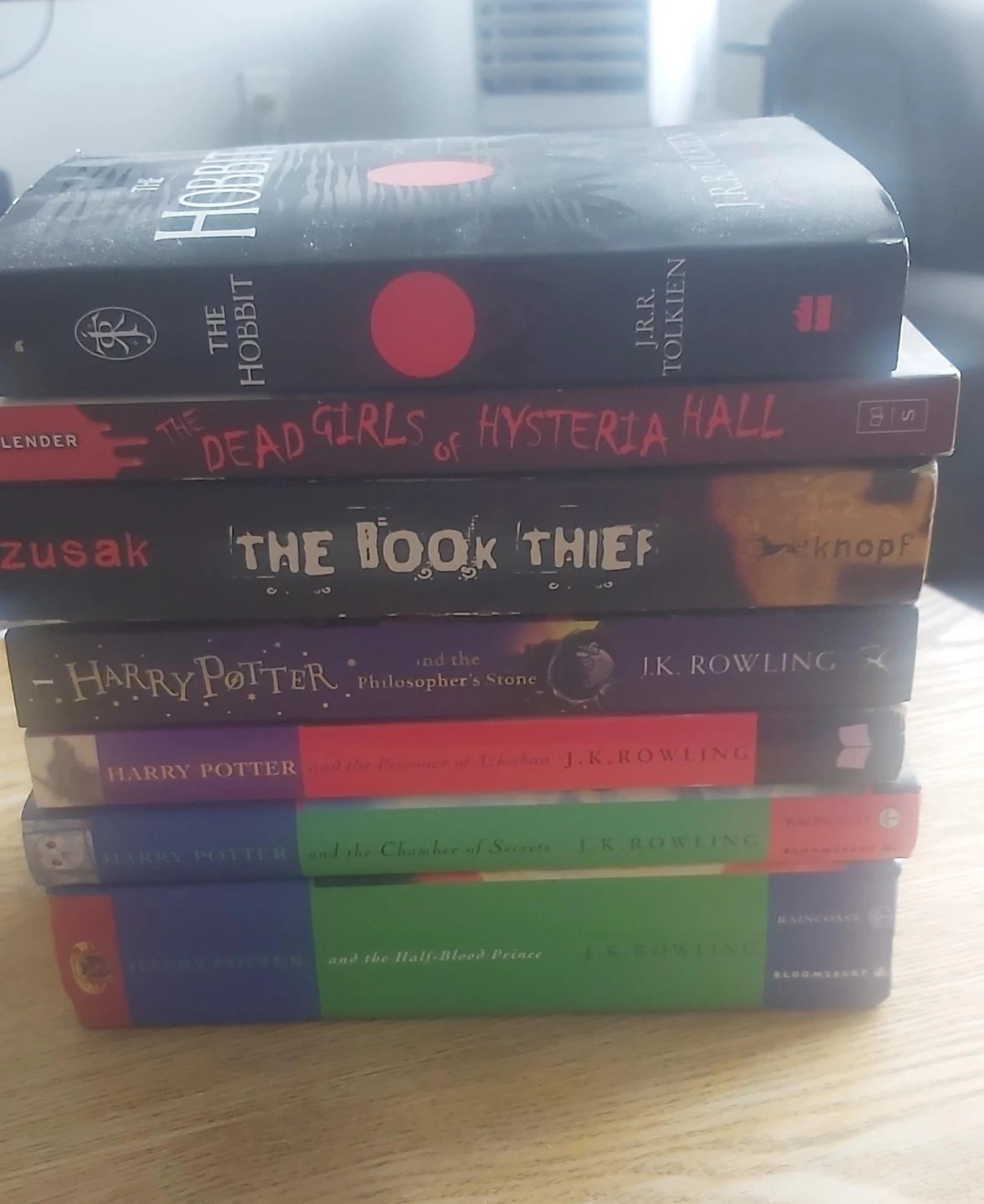 Collection of Books: The Hobbit, Harry Potter, and others
