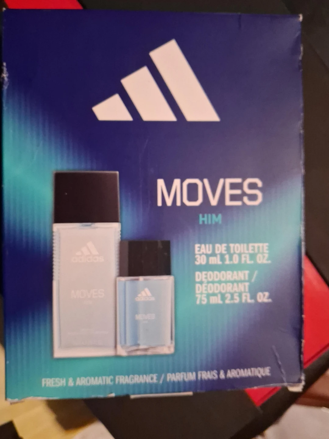 Adidas Moves Him Eau de Toilette and Deodorant Set