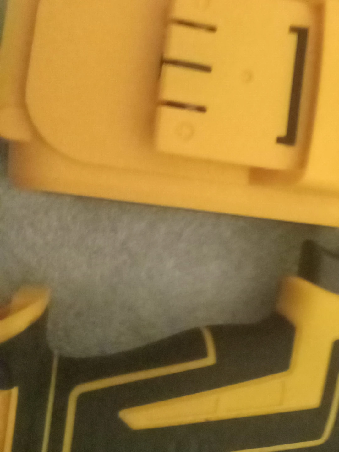 Yellow and Black Power Tool Accessory