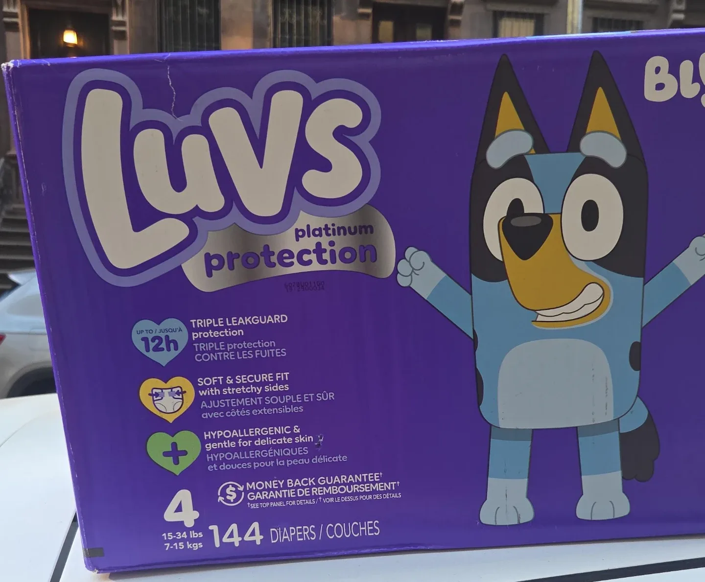 Luvs Platinum Protection Size 4 Diapers (144 ct)