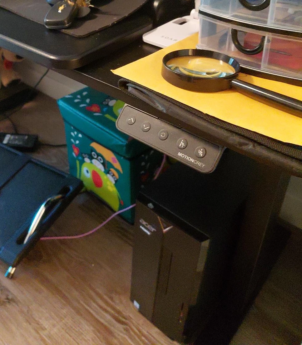 MotionGrey Standing Desk Control Panel