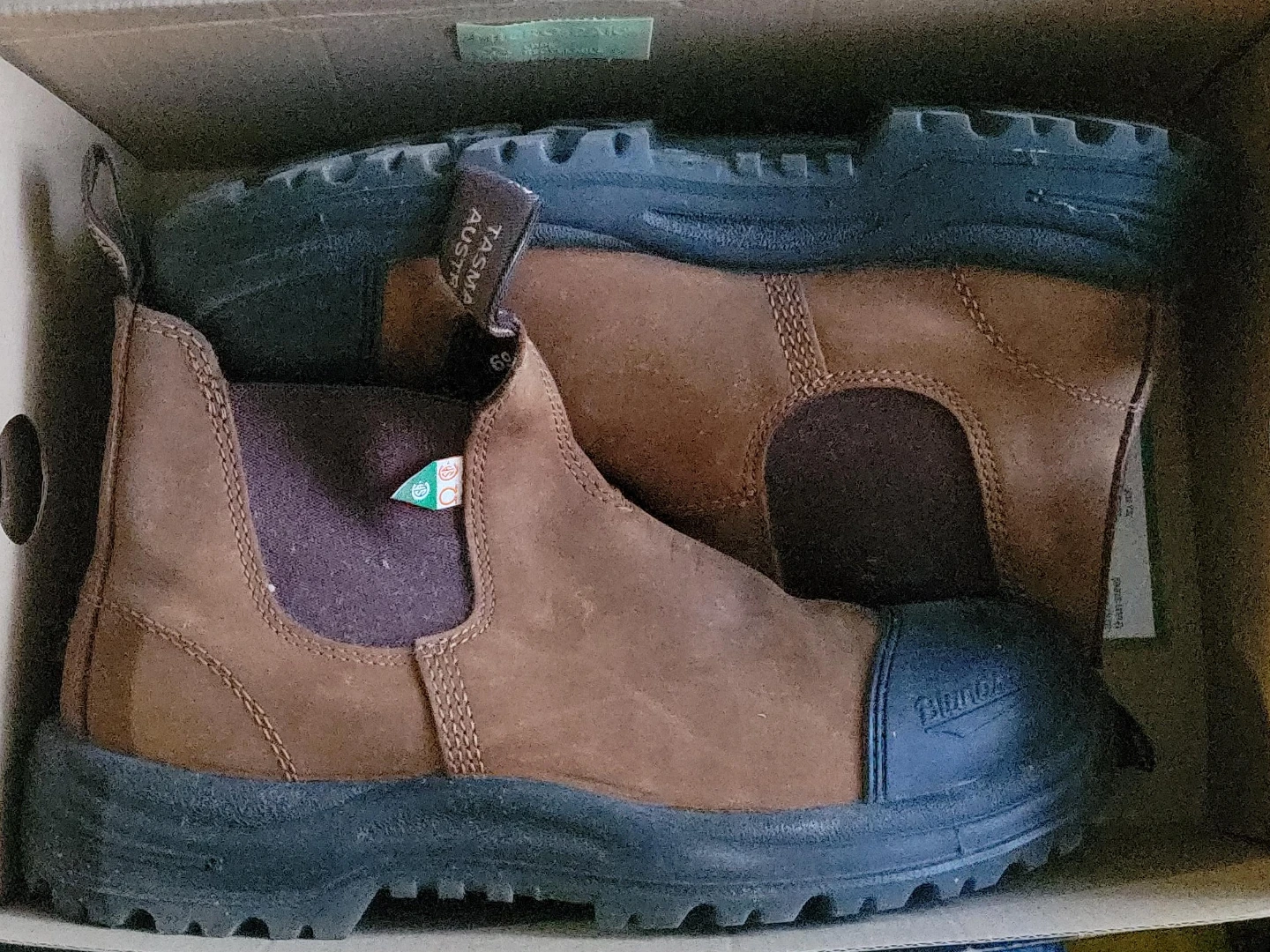 Blundstone Safety Boots Brown Size 9