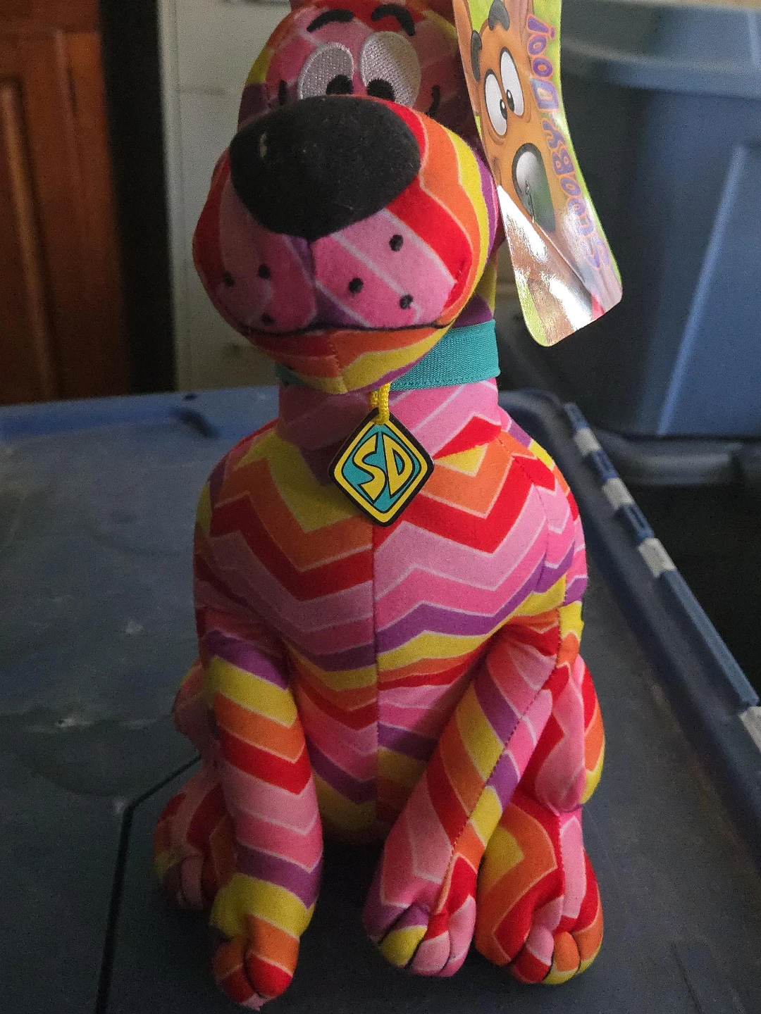 Scooby-Doo Rainbow Chevron Plush Toy