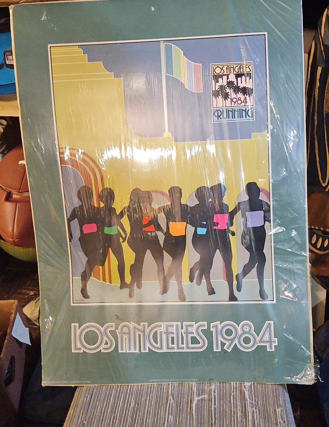 Los Angeles 1984 Running Poster
