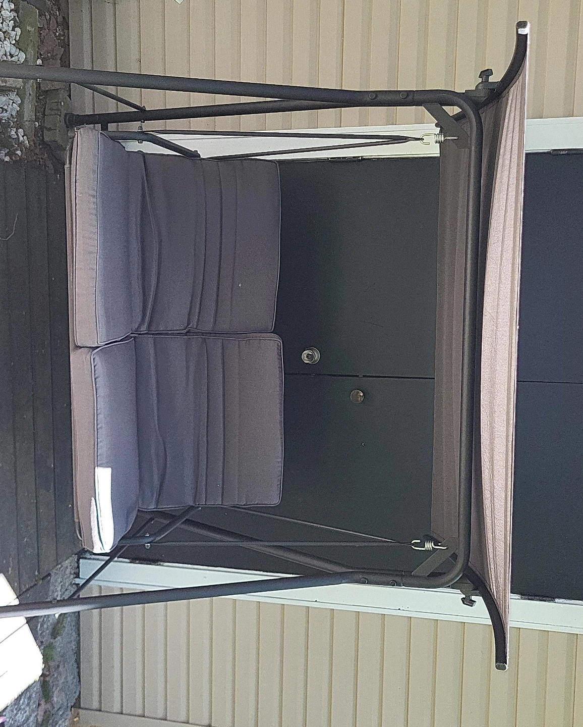 Outdoor Swing with Canopy