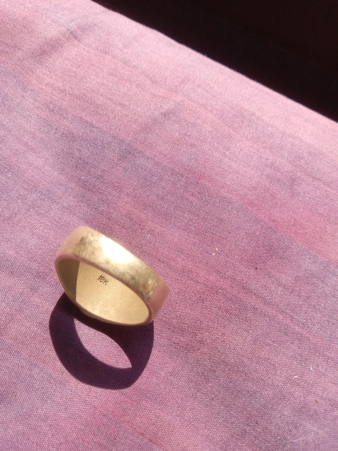 18K Gold Band Ring
