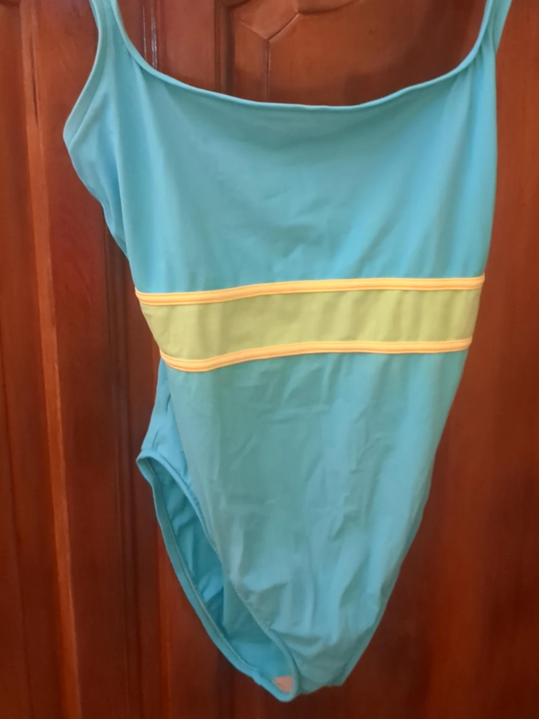 Speedo Blue One-Piece Swimsuit Size 12