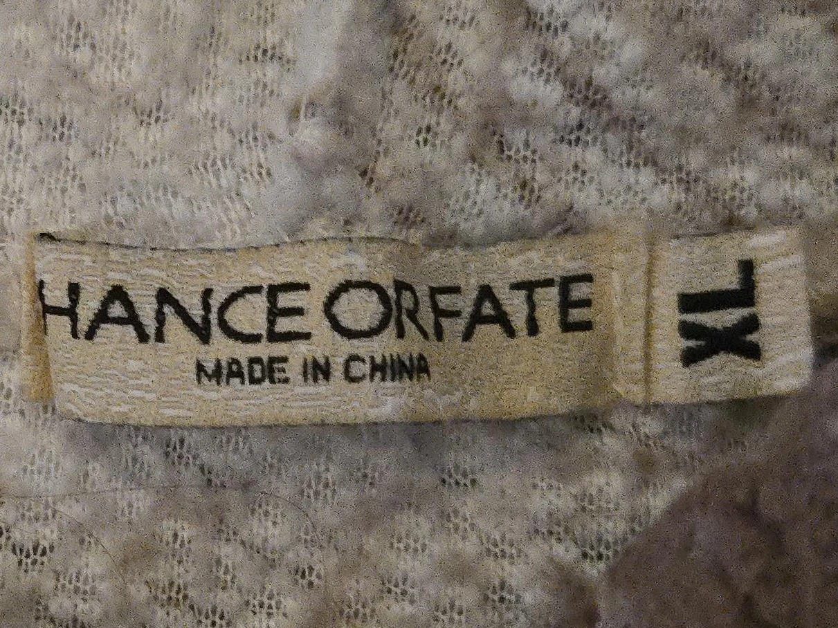 Hance Orfate Plaid Sherpa Hoodie XL