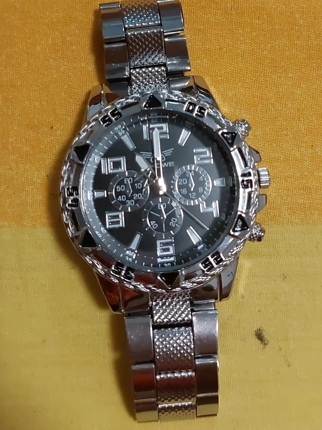 Men's Silver Chronograph Watch