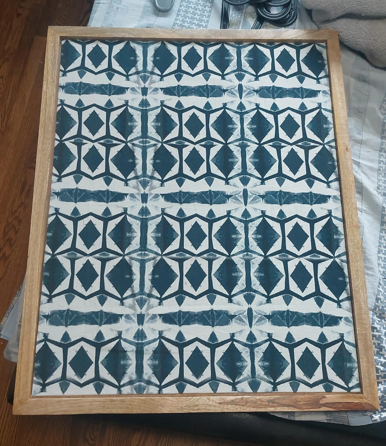 Decorative Tray with Geometric Pattern