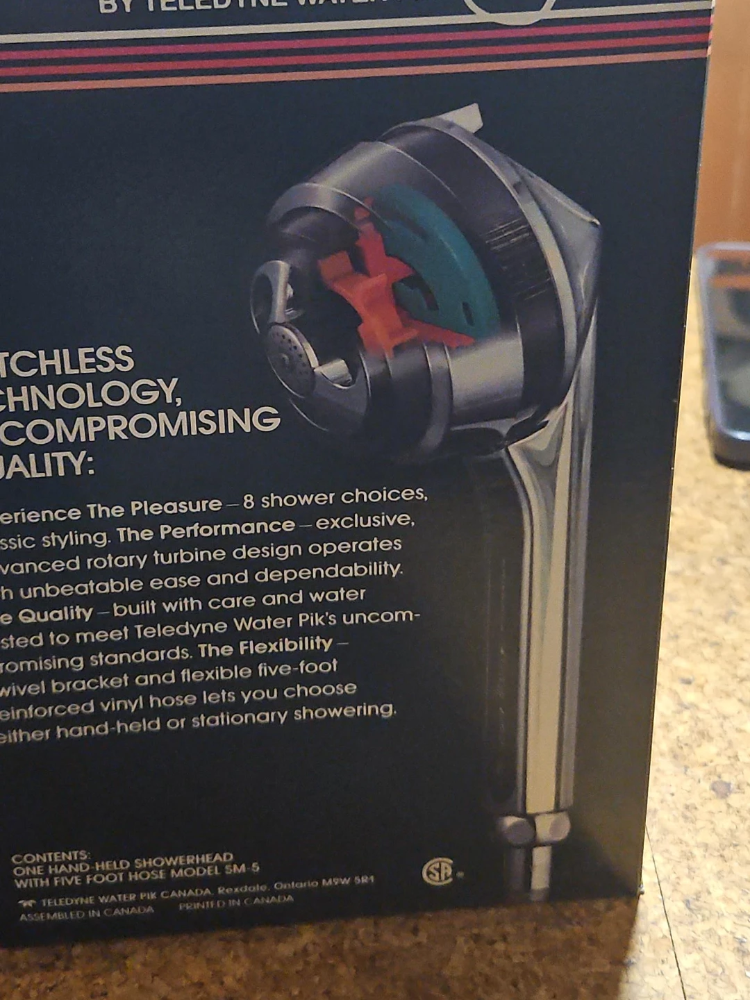 Teledyne Water Pik The Designer Shower Massage