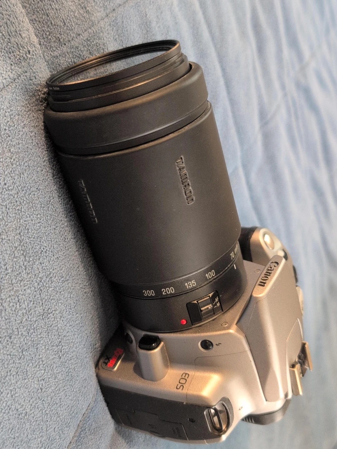 Canon EOS Rebel  XT DSLR with Tamron Zoom Lens