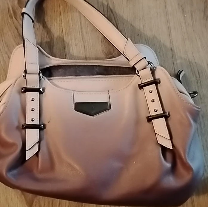 Light Pink Gradient Satchel Handbag