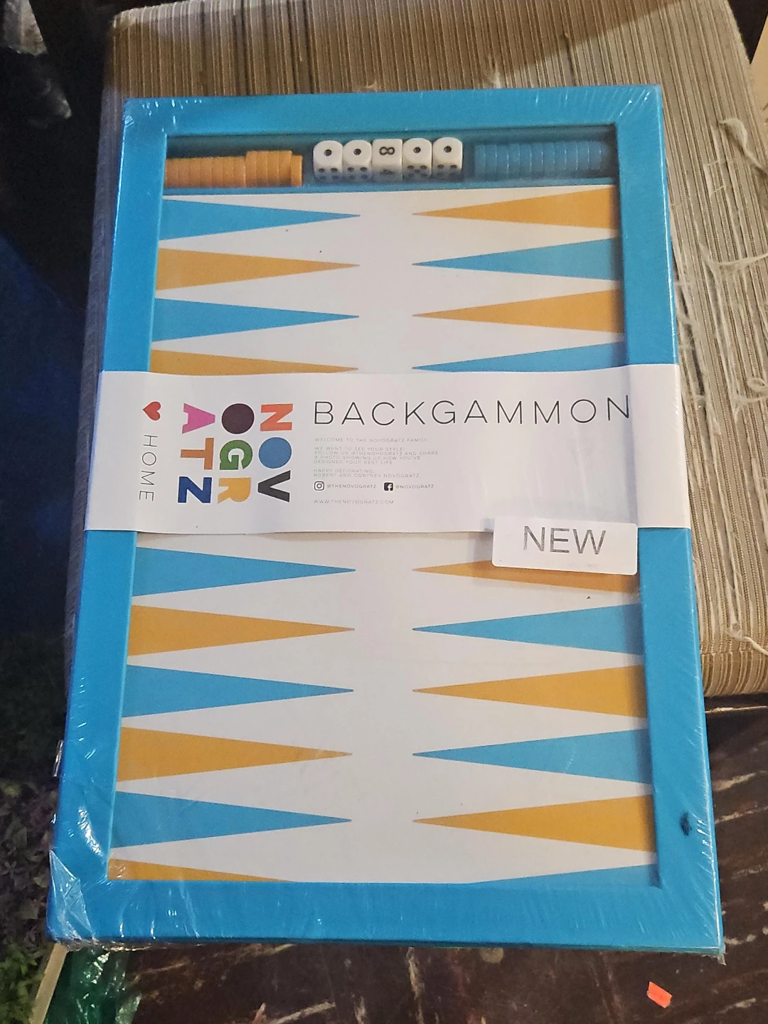 Noggin Home Backgammon Set