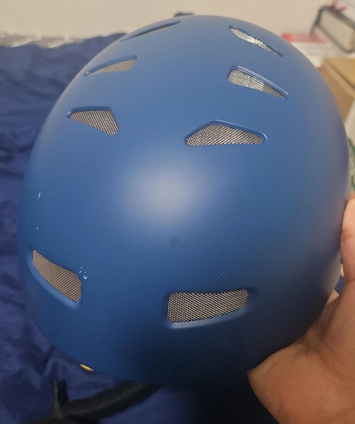 Blue Ski/Snowboard Helmet
