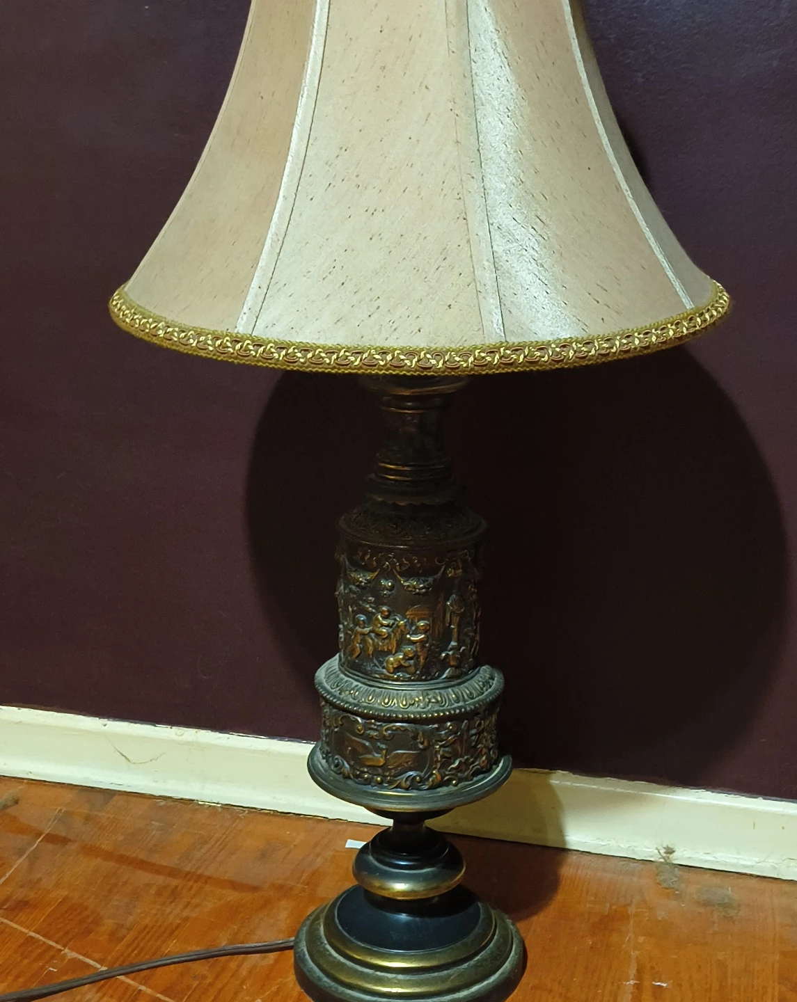 Vintage Brass Table Lamp