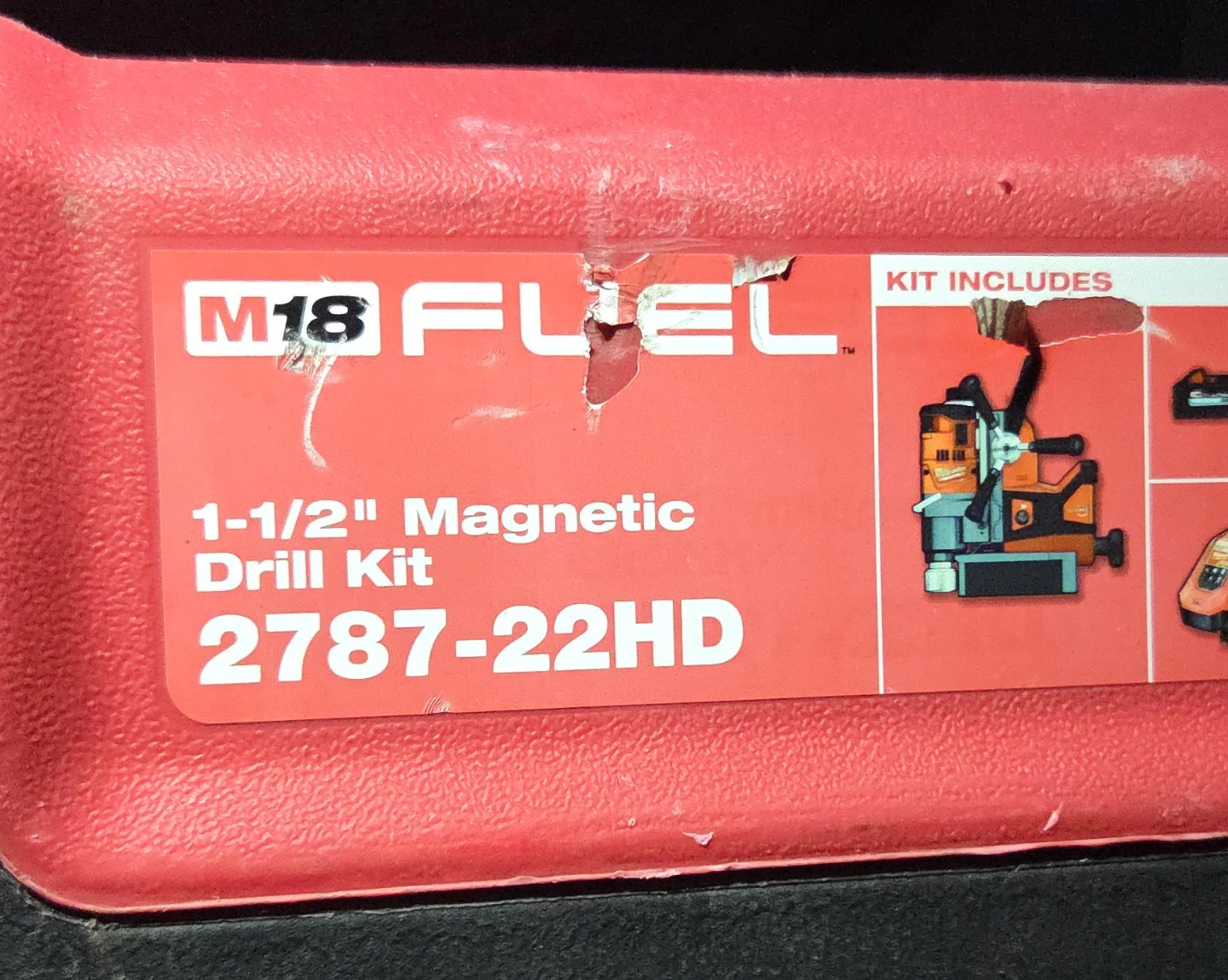 Milwaukee M18 FUEL 1-1/2" Magnetic Drill Kit 2787-22HD